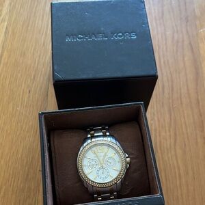 Michael Kors Two-Tone Chronograph Watch